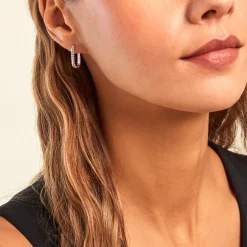 Créoles Hari Argent Argenté