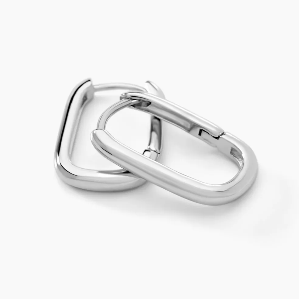 Créoles Hari Argent Argenté