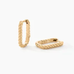 Créoles Hari Plaqué Or Jaune