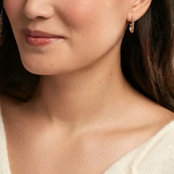 Créoles Hari Plaqué Or Jaune