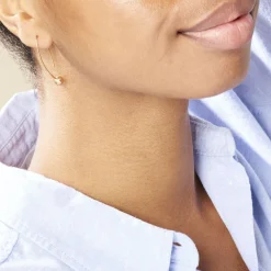 Créoles Helle Amande Or Jaune