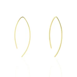 Créoles Helle Amande Or Jaune