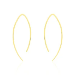 Créoles Helle Amande Or Jaune