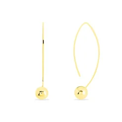 Créoles Helle Amande Or Jaune