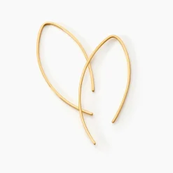 Créoles Helle Amande Or Jaune