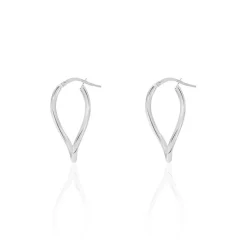 Créoles Hellen Or Blanc