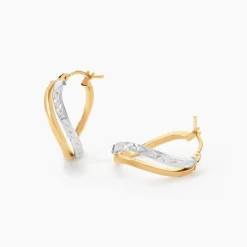 Créoles Hepsie Or Bicolore