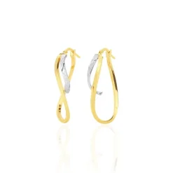 Créoles Hepsie Or Bicolore