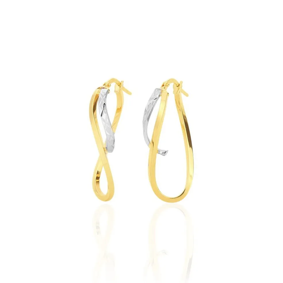 Créoles Hepsie Or Bicolore