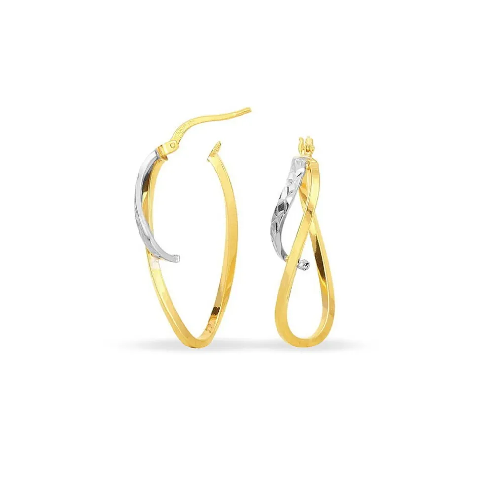 Créoles Hepsie Or Bicolore