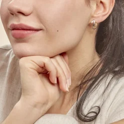 Créoles Horus Or Tricolore