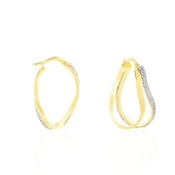 Créoles Ianis Or Bicolore