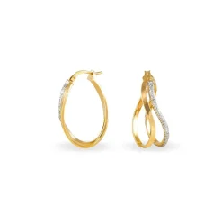 Créoles Ianis Or Bicolore