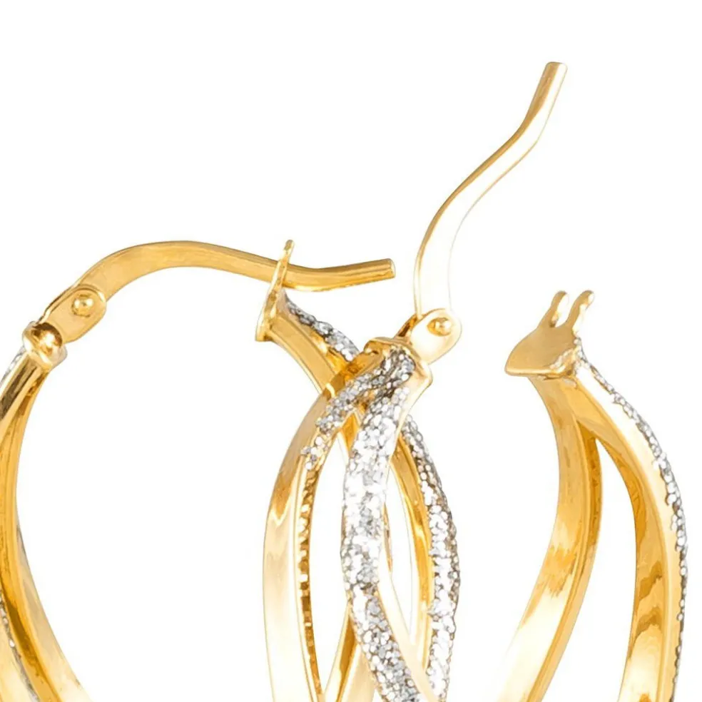 Créoles Ianis Or Bicolore