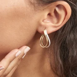 Créoles Ianis Or Bicolore