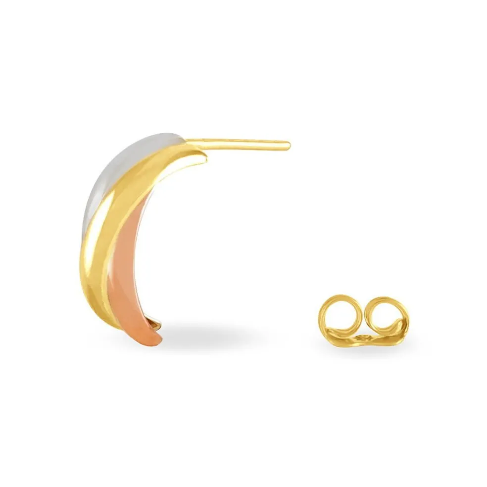 Créoles Igora Or Tricolore