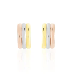 Créoles Igora Or Tricolore