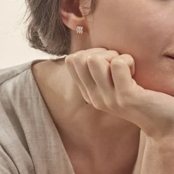 Créoles Igora Or Tricolore