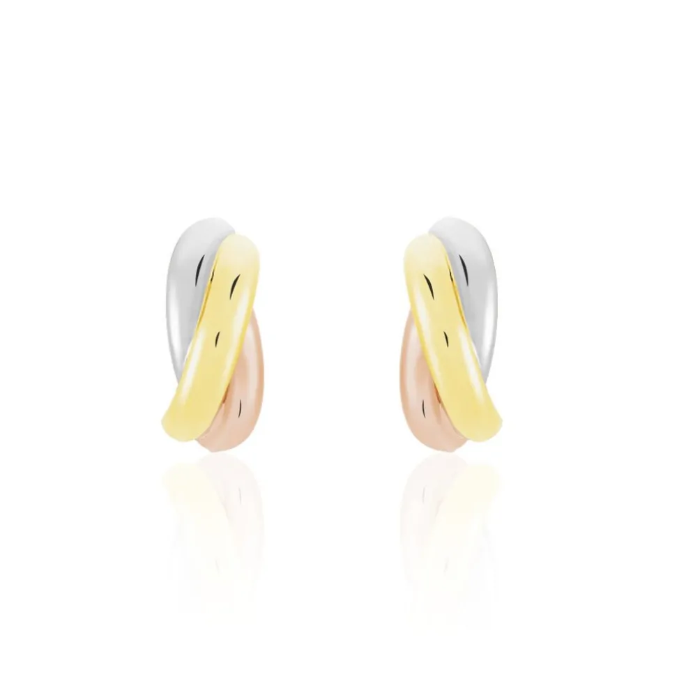 Créoles Igora Or Tricolore