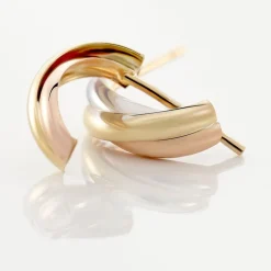 Créoles Igora Or Tricolore