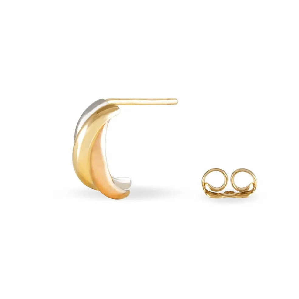 Créoles Igora Or Tricolore