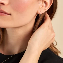 Créoles Infinite Love Or Jaune Diamant