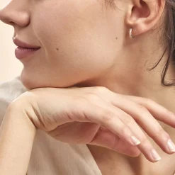 Créoles Ivria Or Jaune Oxyde De Zirconium