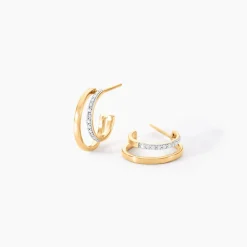 Créoles Jaap Or Jaune Diamant