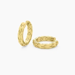 Créoles Janina Acier Jaune