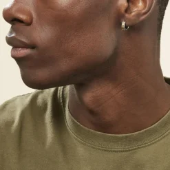 Créoles Jourdan Tilos Acier Bicolore Dore / Blanc