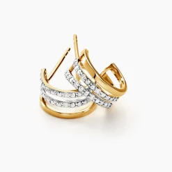 Créoles Katey Or Jaune Diamant