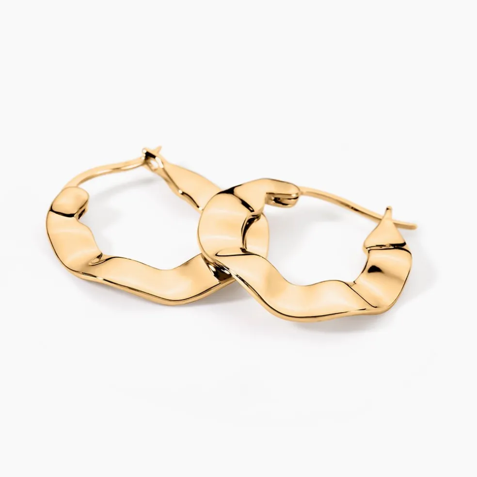 Créoles Keara Plaqué Or Jaune