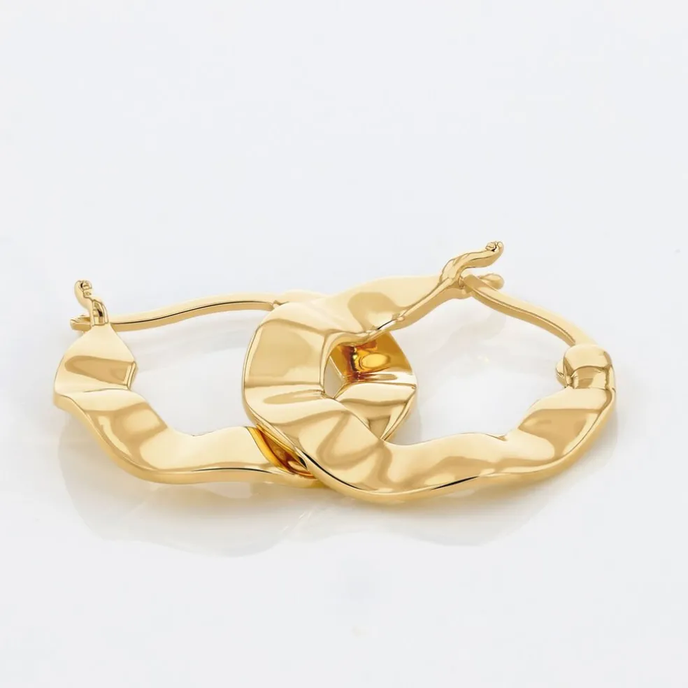 Créoles Keara Plaqué Or Jaune