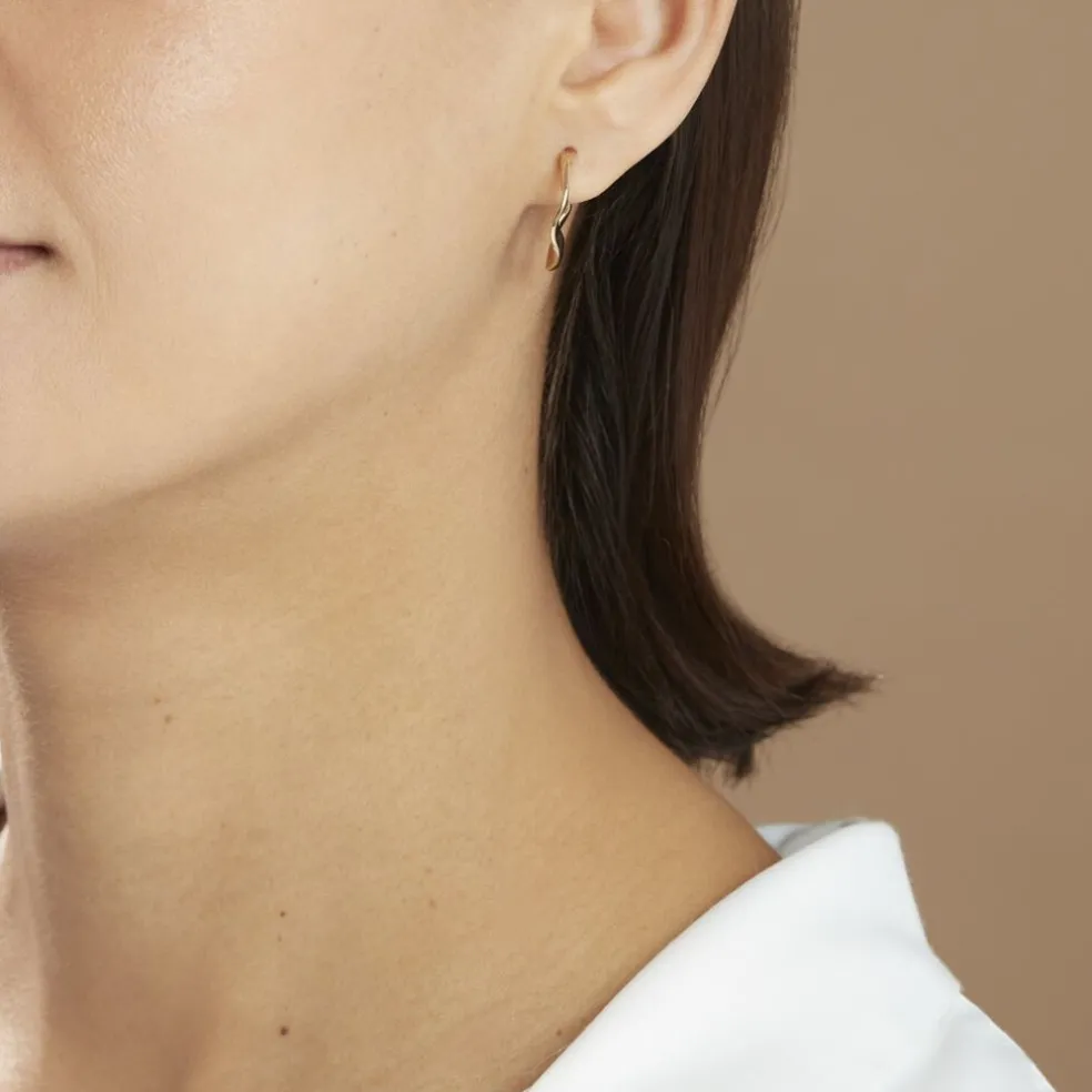 Créoles Keara Plaqué Or Jaune