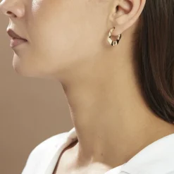 Créoles Keara Plaqué Or Jaune