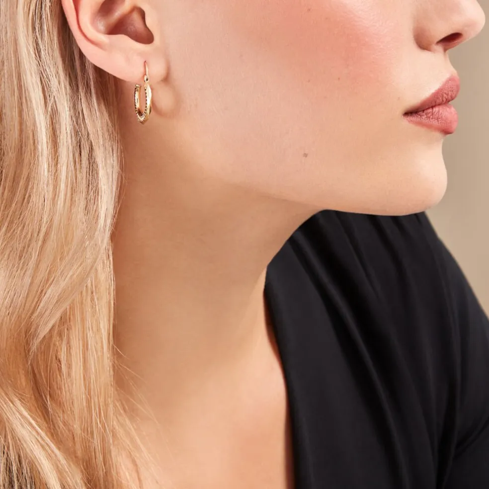 Créoles Keelan Or Jaune