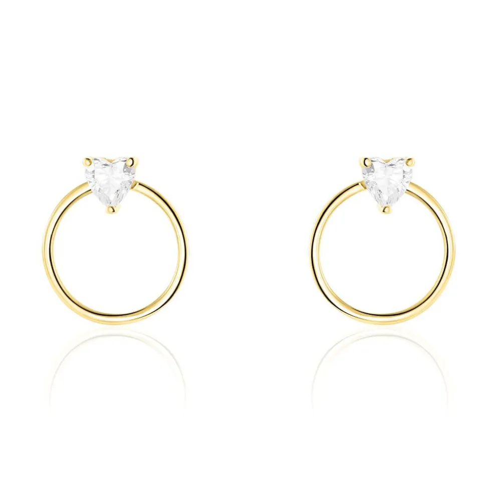 Créoles Kip Or Jaune Oxyde De Zirconium