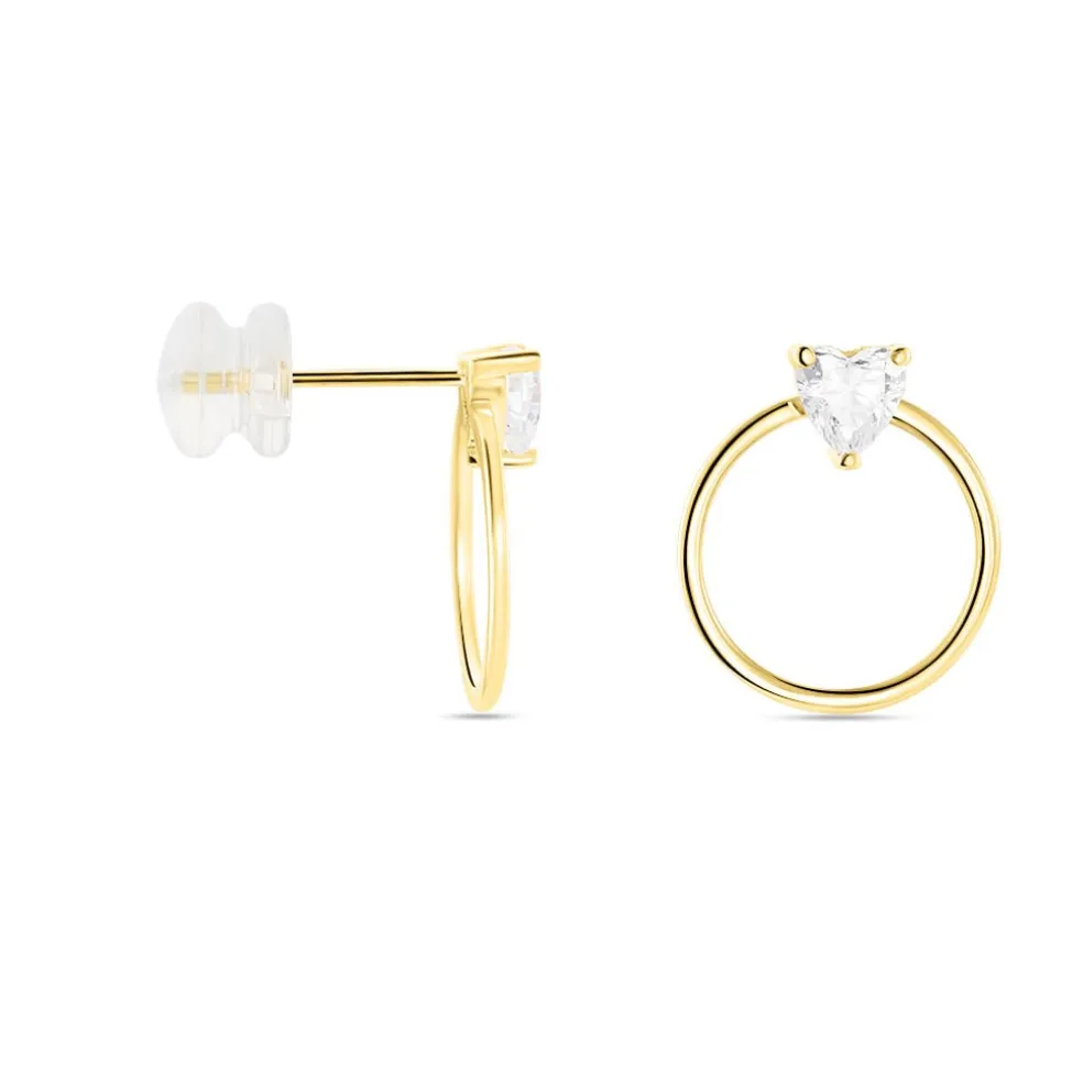 Créoles Kip Or Jaune Oxyde De Zirconium