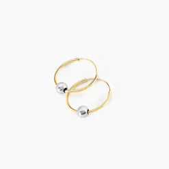 Créoles Kirsa Or Bicolore