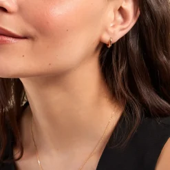 Créoles Liah Plaque Or Jaune