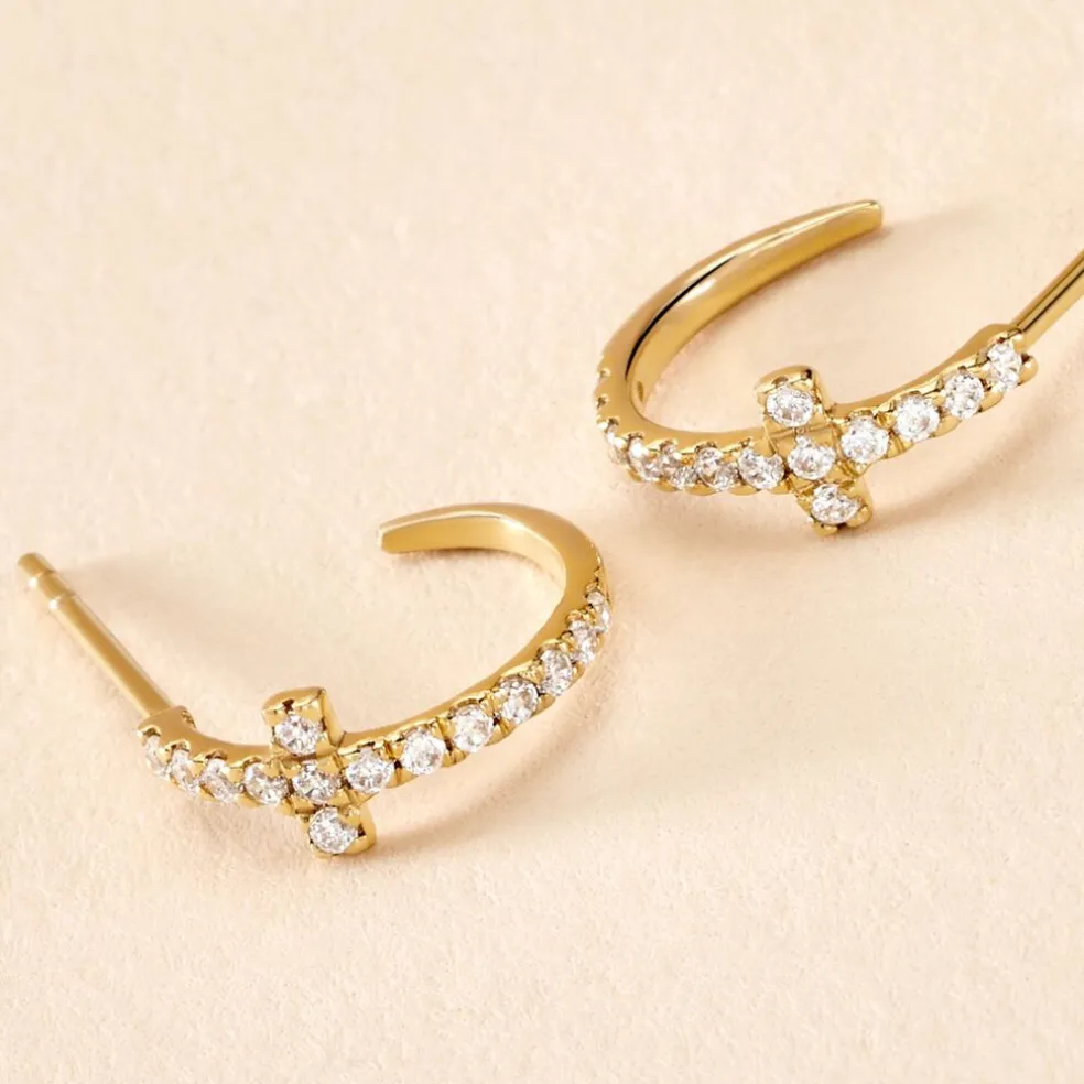 Créoles Like A Virgin Or Jaune Oxyde De Zirconium