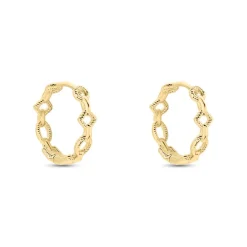 Créoles Linka Plaqué Or Jaune