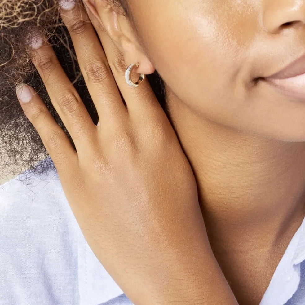 Créoles Lolicia Or Bicolore