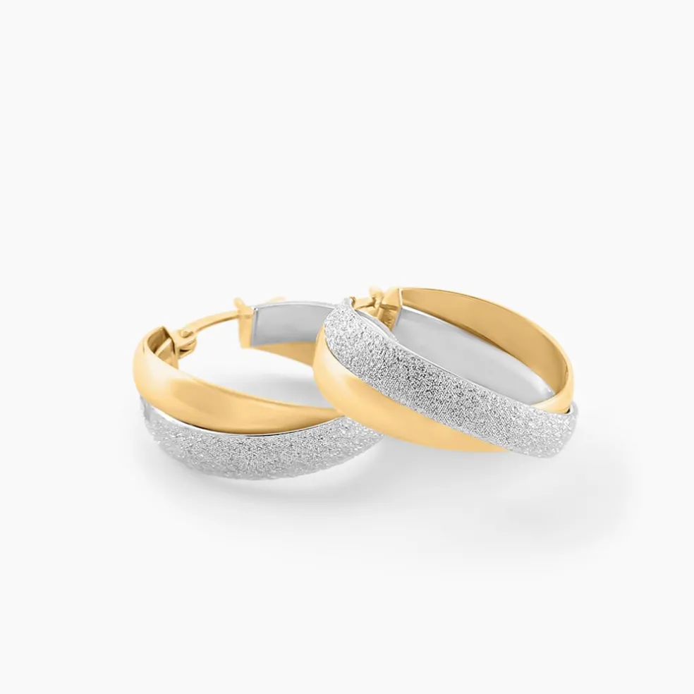 Créoles Lolly Or Bicolore