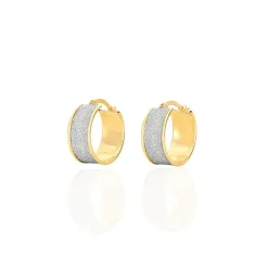 Créoles Lolly Or Bicolore