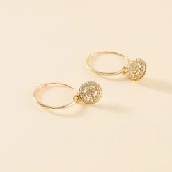 Créoles Lulu Or Jaune Oxyde