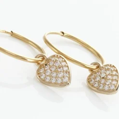 Créoles Lulu Or Jaune Oxyde