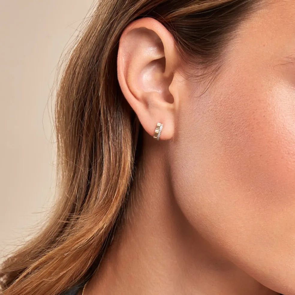 Créoles Mack Or Jaune Diamant