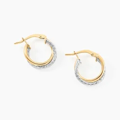 Créoles Maelia Or Bicolore