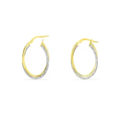 Créoles Maelia Or Bicolore